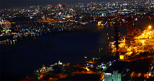 大阪港　夜景