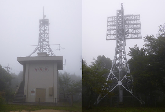 高谷山のNHKテレビ塔