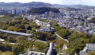 View from Tower Himeji Castle
