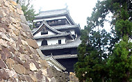 二の丸から松江城