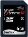 SanDisk EXTREMEIII SDHCメモリーカード 4GB SDSDRX3-4096-903 SDSDRX3-4096-903