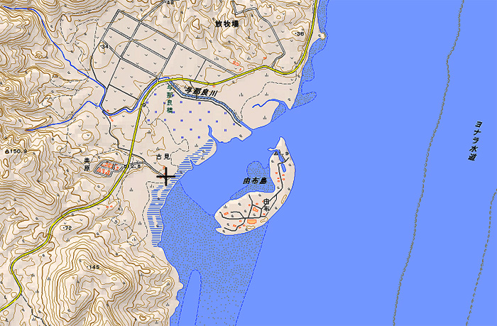 石垣島の海の地図
