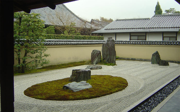 日本庭園の写真　龍源院