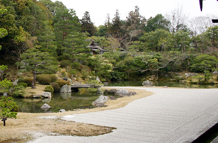 庭園の写真　仁和寺