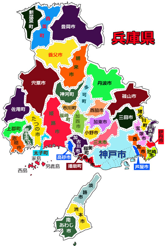 地図 兵庫県